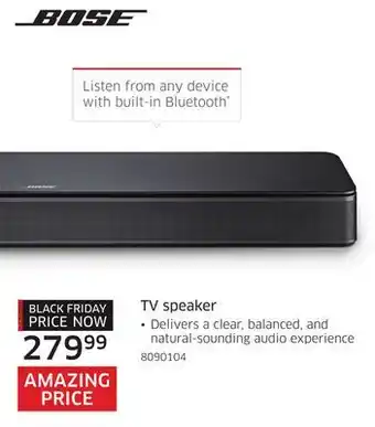 The Source Bose tv speaker offer