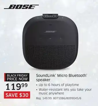 The Source Bose soundlink micro bluetooth speaker offer