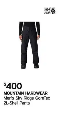 Atmosphere Men's sky ridge goretex 2l-shell pants offer