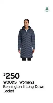 Women's bennington ii long down jacket