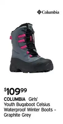Atmosphere Girls' youth bugaboot celsius waterproof winter boots - graphite grey offer