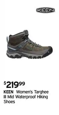 Atmosphere Women's targhee iii mid waterproof hiking shoes offer