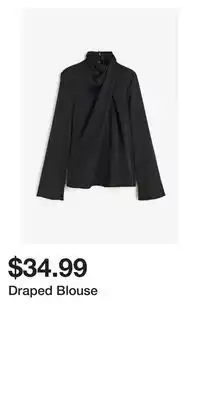 H&M Draped blouse offer