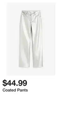 H&M Coated pants offer