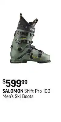 Sport Chek Shift pro 100 men's ski boots offer