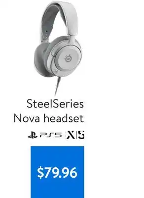 Walmart Steelseries nova headset offer