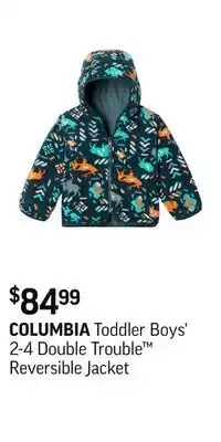 Sport Chek Toddler boys' 2-4 double trouble reversible jacket offer