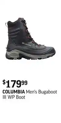 Sport Chek Men's bugaboot iii wp boot offer
