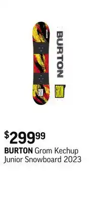 Sport Chek Grom kechup junior snowboard 2023 offer