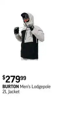 Sport Chek Men's lodgepole 2l jacket offer