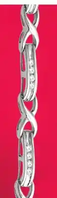 Charm Diamond 10k white gold 0.50ctw diamond bracelet offer