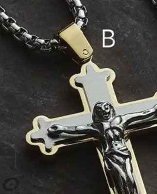 Charm Diamond Italgem steel pendant offer