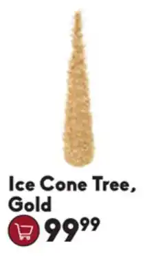 Ice cone tree gold