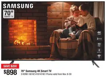 Bad Boy Superstore 70 samsung 4k smart tv offer