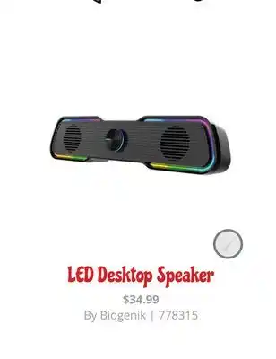 GameStop Led desktop speaker offer