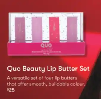 Shoppers Drug Mart Quo beauty lip butter set offer