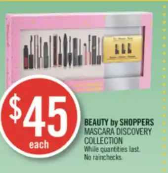 Shoppers Drug Mart Beauty by shoppers mascara discovery collection offer
