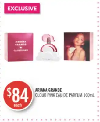 Shoppers Drug Mart Ariana grande cloud pink eau de parfum offer