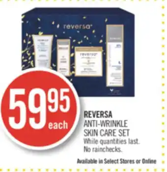Shoppers Drug Mart Reversa anti-wrinkle skin care set offer