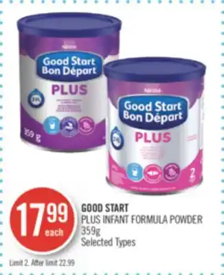 Shoppers Drug Mart Good start plus infant formula powder offer