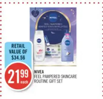 Shoppers Drug Mart Nivea feel pampered skincare routine gift set offer