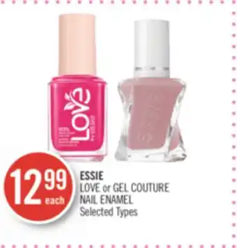 Shoppers Drug Mart Essie love or gel couture nail enamel offer