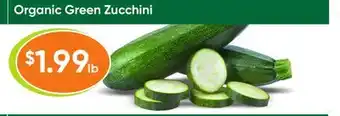 Healthy Planet Organic green zucchini offer
