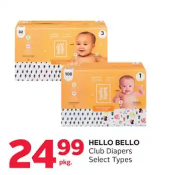 Rexall Hello bello club diapers offer