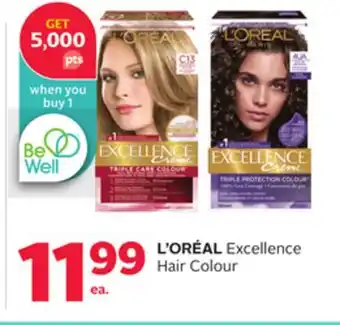 Rexall L' oréal excellence hair colour offer