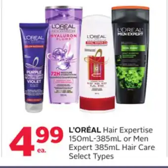 Rexall L' oréal hair expertise 150ml-385ml or men expert 385ml hair care offer
