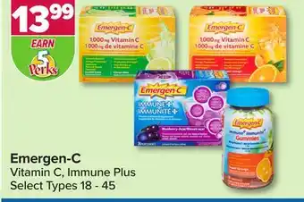 PharmaChoice Emergen-c vitamin c, immune plus offer