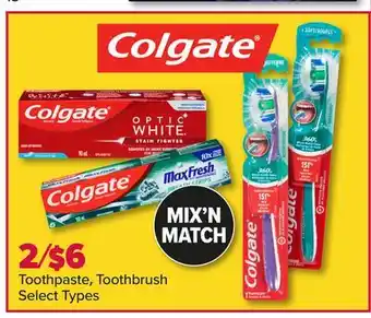 PharmaChoice Colgate toothpaste, toothbrush offer