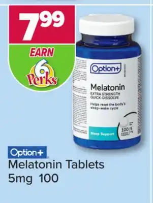 PharmaChoice Melatonin tablets offer