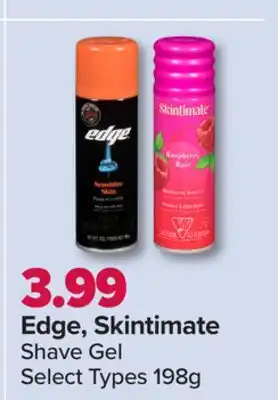 PharmaChoice Edge, skintimate shave gel offer