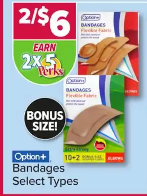 PharmaChoice Option+ bandages offer