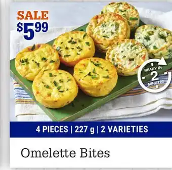 M & M Food Market Omelette bites offer