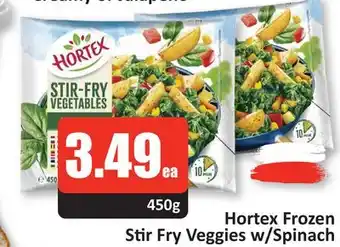 Starsky Hortex frozen stir fry veggies w/spinach offer