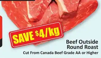 Starsky Beef outside round roast offer