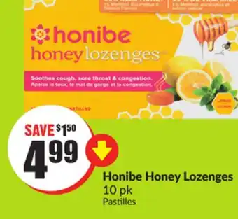 FreshCo Honibe honey lozenges 10 pk offer