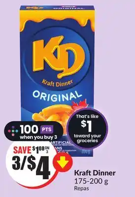 FreshCo Kraft dinner 175-200 g offer