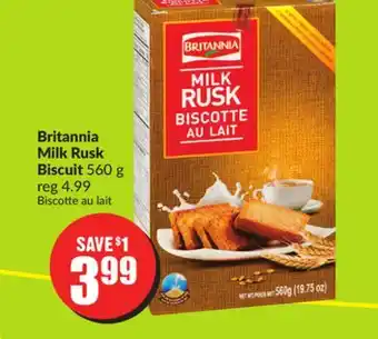 FreshCo Britannia milk rusk biscuit 560 g offer