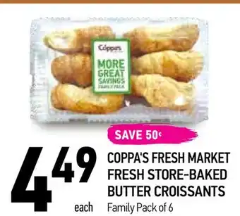 Coppa's Fresh Market Coppa's fresh market fresh store-baked butter croissants offer