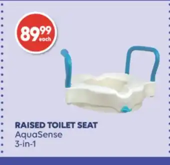 Wellwise by Shoppers Aquasense raised toilet seat offer