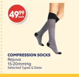 Wellwise by Shoppers Compression socks rejuva 15-20mmhg offer