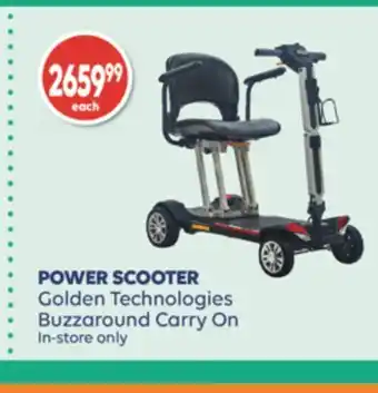 Wellwise by Shoppers Power scooter golden technologies buzzaround carry on offer