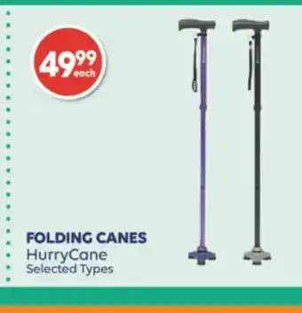 Wellwise by Shoppers Folding canes hurrycane offer