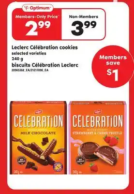 Independent City Market Biscuits célébration leclerc, 240 g offer