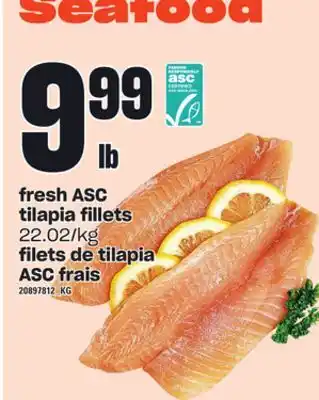 Independent City Market Filets de tilapia asc frais offer