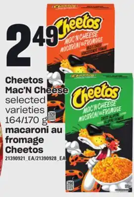 Independent City Market Macaroni au fromage cheetos, 164/170 g offer