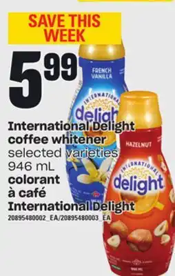 Independent City Market Colorant à café international delight, 946 ml offer